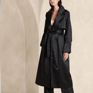 Banana Republic Black Trench Coat